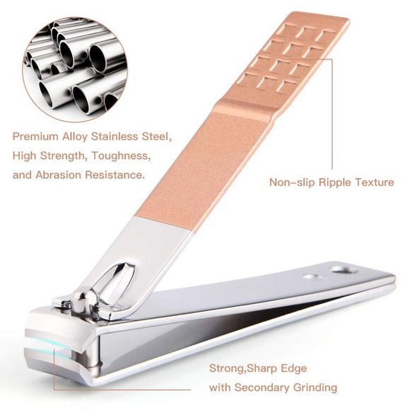 Professional Makeup Kit & Manicure Gift Set NWT! - 18 pc Rose Gold with case! - Picture 15 of 16